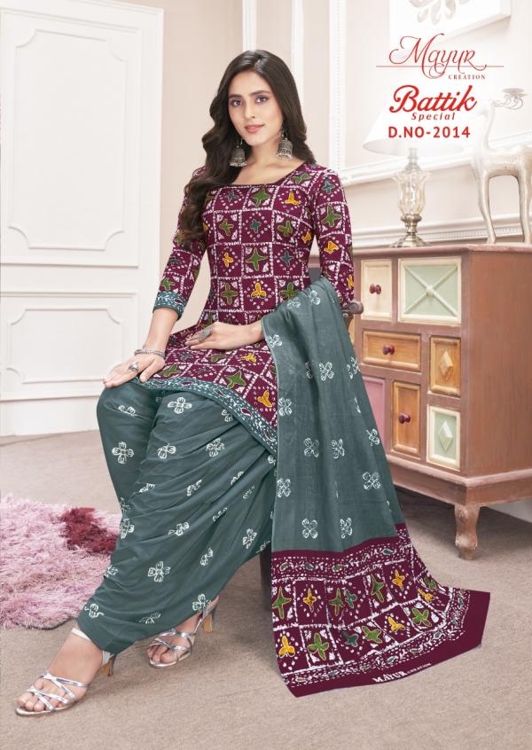Mayur Batik Special Vol-20 Cotton Designer Batik print Dress Material